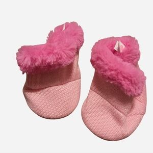 Build-A-Bear Girls Pink Snow Booties